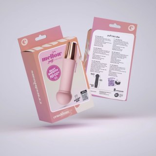 Crushious Mellow Puff Mini Wand Pink - kompaktowy masażer 10 trybow