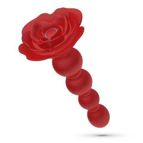 Crushious Rosaline Red - Model rotacyjny z pilotem, silikonowy 19 cm