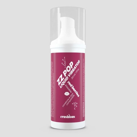 ZZ Pop Kissable Liquid Red Berries 30ml - żel aromatyzowany z efektem pulsującym