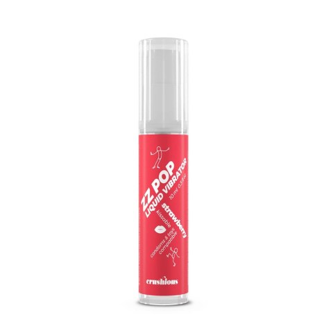 ZZ Pop Kissable Liquid Strawberry 10ml - Żel aromatyczny z efektem wibracji