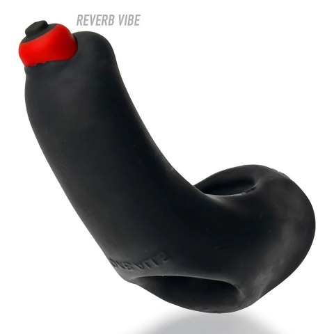 Hunkyjunk Buzzfuck Taint Vibe Sling Tar Ice - model z wibracją, elastyczny
