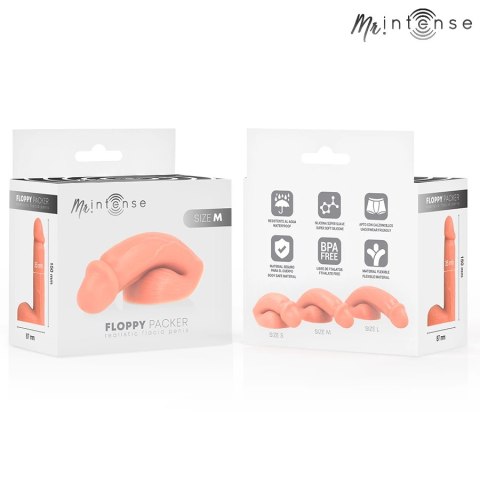 MR INTENSE Floppy Packer M - anatomiczny model silikonowy, średni