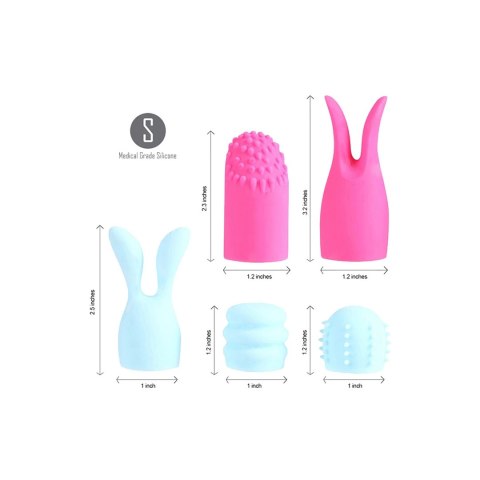 Maia Toys Quinn 5-częściowy zestaw silikonowych nakładek uniwersalnych