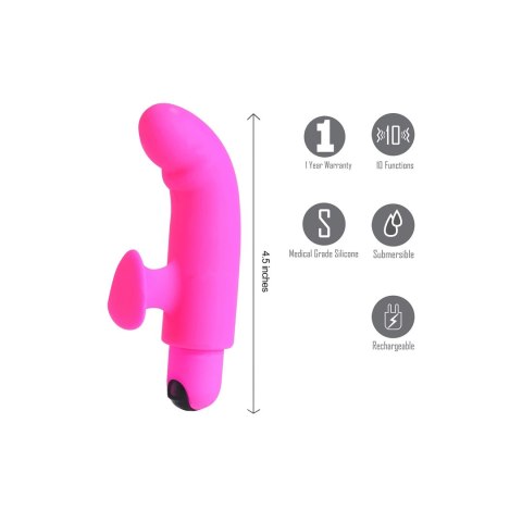 Maia Toys Sadie - Wibrujący silikonowy masażer na palec, 10 trybow
