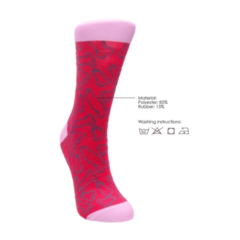 Shots Socks - Kolorowe Skarpetki Unisex EU 36-41, Wzor Humorzysty