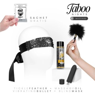 Taboo Nights 4: Zestaw Masaż Relaksacyjny z Olejkiem i Akcesoriami
