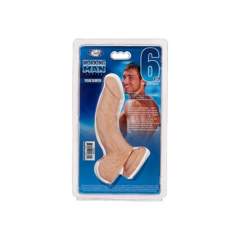 Working Man Your Surfer model anatomiczny 16,5 cm z przyssawką