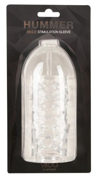 Hummer 2.0 - Wymienna tuleja TPE, transparentna 15,7 cm