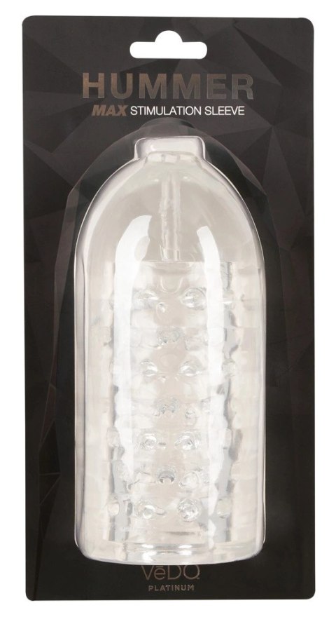 Hummer 2.0 - Wymienna tuleja TPE, transparentna 15,7 cm