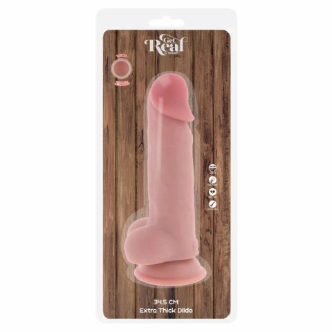 ToyJoy Get Real Deluxe model anatomiczny z przyssawką 34,5 cm Extra Gruby