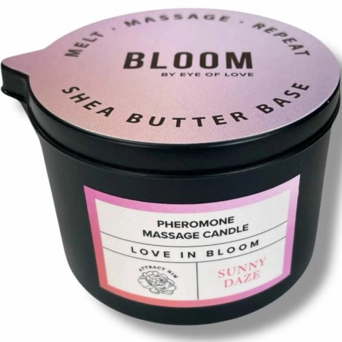 Eye of Love Bloom Sunny Daze świeca do masażu z nutą bergamotki 150 ml