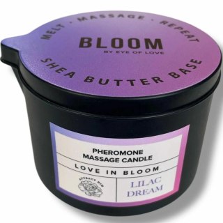 Eye of Love Bloom Świeca do masażu Indica Lilac Dream 150ml