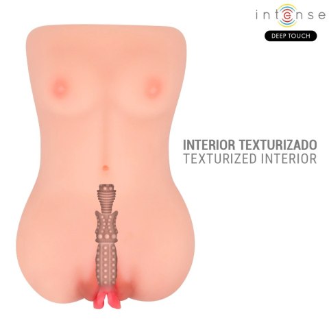 Intense Deep Touch Catherine - model z funkcją głosu i systemem ssącym, TPE