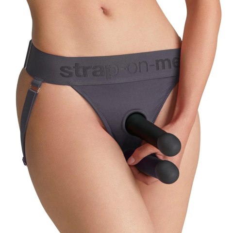 Strap-On-Me Unique Harness One Size Szary - Mikrofi b ra, Regulowany