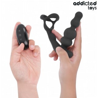 Addicted Toys Prostata Rotator z pilotem - silikonowy, 10 trybow, USB