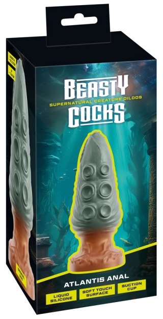 Beasty Cocks Atlantis model anatomiczny z przyssawką 21 cm