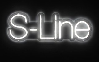 Love in the Dark LED S-Line - podświetlany napis dekoracyjny 40 cm