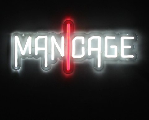 Mancage LED Neon - dekoracyjny szyld świetlny z adapterem EU