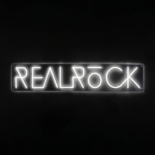 RealRock LED Neon - dekoracyjny szyld świetlny z adapterem EU