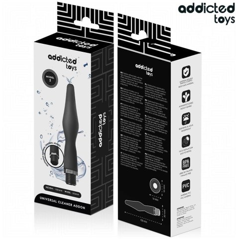 Addicted Toys Model 2 - Szczoteczka do higieny intymnej z adapterem uniwersalnym 158 mm