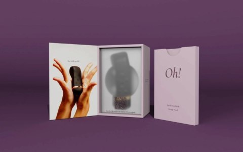 Handy Oh! Vibrator - Interaktywna Technologia ResoTouch, Fioletowy