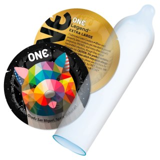 ONE Legend Prezerwatywy XL 12 sztuk, wygodne i poszerzone, 56 mm
