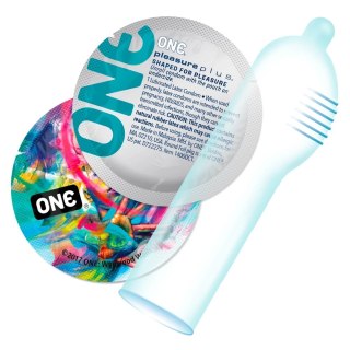 ONE Pleasure Plus 12 szt. - prezerwatywy z anatomiczną końcowką