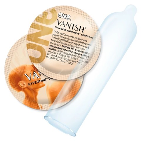 ONE Vanish Hyperthin prezerwatywy 12 sztuk ultracienkie przezroczyste