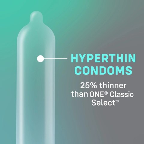 ONE Vanish Hyperthin prezerwatywy 12 sztuk ultracienkie przezroczyste