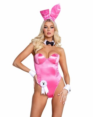 Playboy Classic Bunny Pink - Zestaw Kostiumowy z Akcesoriami L