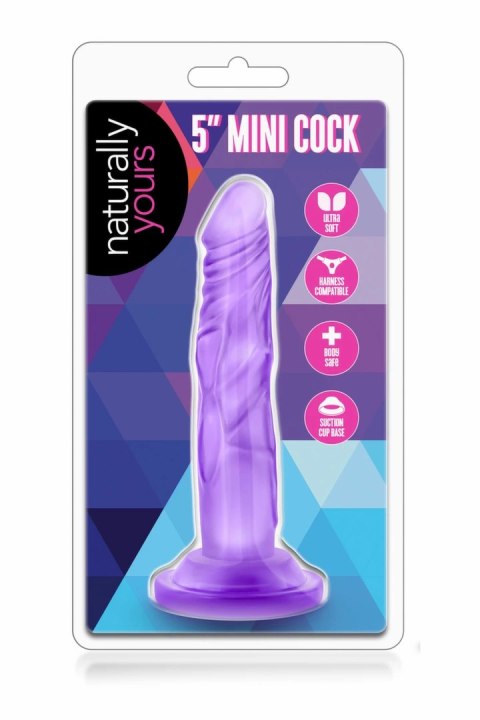 Blush B Yours Mini Model anatomiczny z przyssawką fioletowy 13 cm