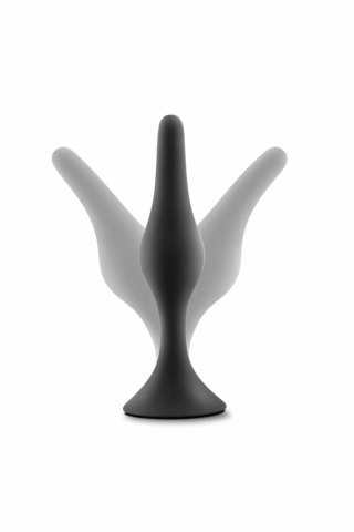 Blush Luxe Zestaw Anatomicznych Plugow Silikonowych Black 3 szt.