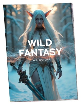 Calendaria Creatures 2026 - Zestaw 12str - A3 z grafiką fantasy