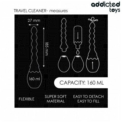 Addicted Toys Model 2 Przenośny System Czyszczący 160 ml