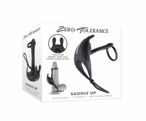 Evolved Novelties Saddle Up Black - Pierścień wibrujący 7 trybow