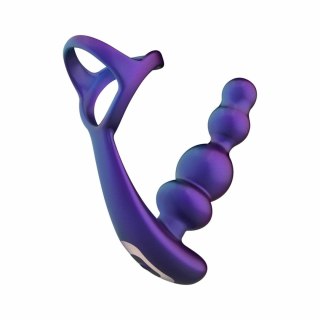 Hueman Stellar Force hybrydowy plug anatomiczny z pierścieniem i pilotem