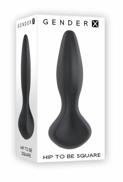 Evolved Hip To Be Square model silikonowy, wibrator analny USB, czarny