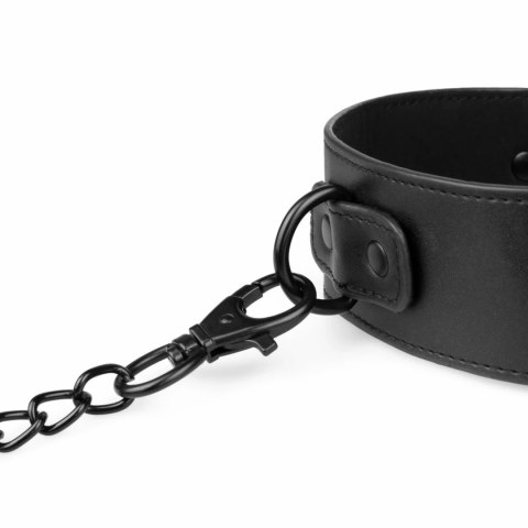 EasyToys Zestaw Więzow Total Restraint Czarny - Skorzany Komplet Regulowany