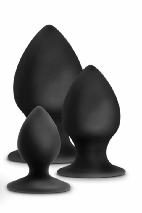 Blush Novelties Anal Adventures Platinum Zestaw 3 Anatomicznych Plugow Stout