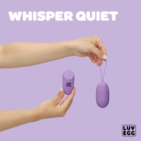 EasyToys Luv Egg XL Fioletowy - Bezprzewodowe Jajo Wibrujące XL