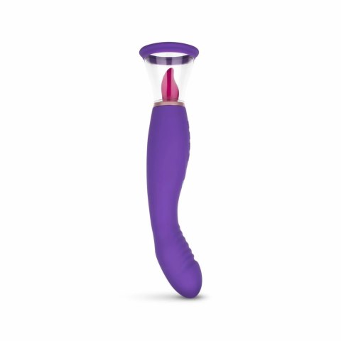 Easytoys Pleasure Pump G-Spot Vibrator Fioletowy 2 Nasadki USB