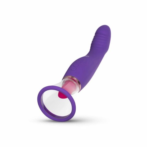 Easytoys Pleasure Pump G-Spot Vibrator Fioletowy 2 Nasadki USB