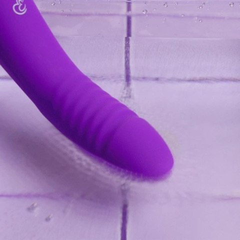 Easytoys Pleasure Pump G-Spot Vibrator Fioletowy 2 Nasadki USB