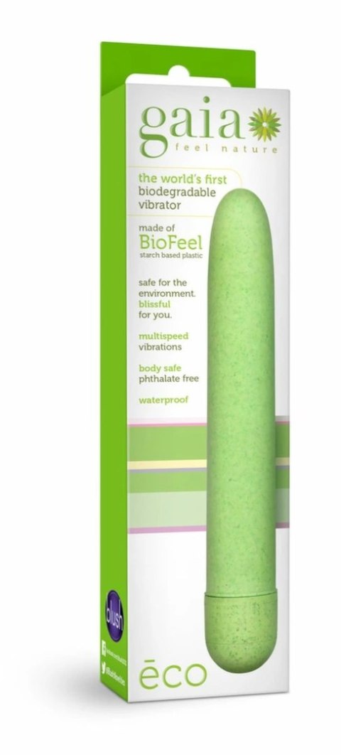 Blush Gaia Eco Green - Ekologiczny wibrator wielofunkcyjny, zielony