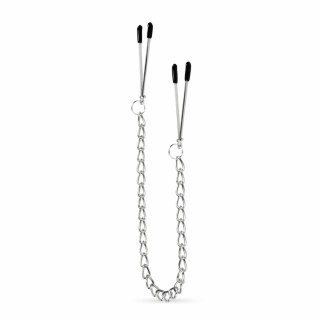 EasyToys Tweezers - Regulowane klamry z łańcuszkiem do ciała, metalowe
