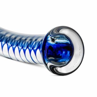 Glas No. 4 Szklana Maszyna Intymna Z Efektem Spiralnym, Transparentna