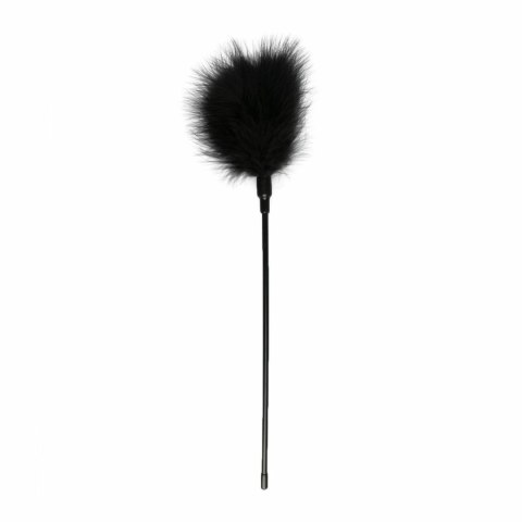 Easytoys - Tickler Long - Czarna długa miotełka do masażu i relaksu