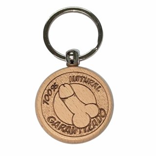 Diablo Picante brelok drewniany dekoracyjny w formie rzeźby miniaturowej