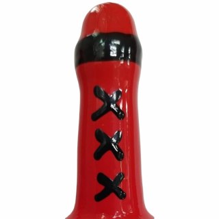 Condomerie Amsterdam Artystyczna Prezerwatywa Ręcznie Malowana Czerwona
