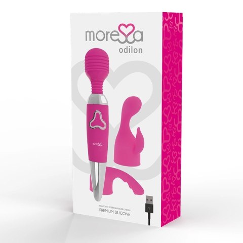 Moressa Odilon Premium - Masażer silikonowy USB, 7 trybow, 25 cm